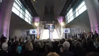 Dulles Airport Metro Silver Line Station Grand Opening Ceremony Begins