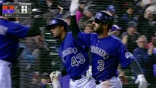SF@COL: Descalso drives a go-ahead home run to right