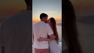 🤍🪐 #santorini #sunset #greece #love #couple
