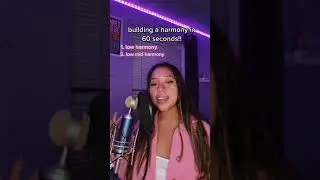 Building a harmony in 60 seconds!! (Beggin- Maneskin) 💘