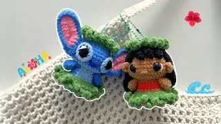 ✨ EASIEST & QUICKEST Stitch & Lilo Inspired Crochet Keychain Tutorial | EXTREMELY CUTE PAIR! ✨