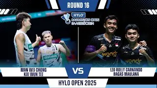 PADU! MAN Wei Chong/Kai Wun TEE vs Leo Rolly CARNANDO/Bagas MAULANA | Hylo Open 2025 Badminton