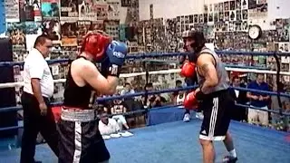 SERGIO CHICON / MICHAEL LAHIE : UNDERGROUND BOXING @ CHURCH ST GYM : 8/28/15 ; 175 lb 3 rounds