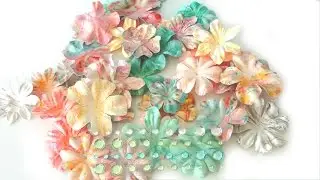 Prima Marketing Boxed Flowers, Melange W/Gems