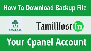 How to download backup file | cpanel account | TamilHost | Web Hosting.