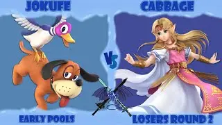 Jokufe (Duck Hunt, Toon Link) vs Cabbage (Zelda) - Losers Round 2 - Early Pools