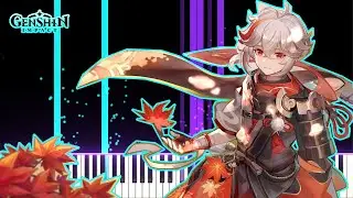 Genshin Impact Story Teaser OST - The Solitary Pursuit of Lightning | [Piano Cover] (Synthesia)「ピアノ」