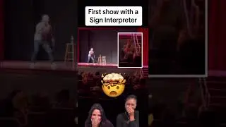 We came for the comedy. Stayed for the interpreter absolutely stealing the show 💀👏 At this point t