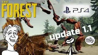 The Forest PS4 update 1.1 - New builds + New mutants and More!
