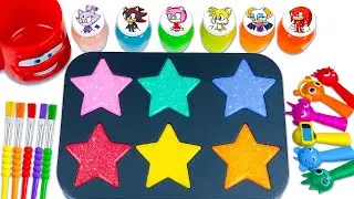 Satisfying Video DIY How To Make Rainbow Candy Eggs Sprunki BIG Slimes & McQueen Car Candy ASMR