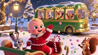 Baby&rsquo;s Trip to Christmas Town 🎄❄️ | Fun Holiday Song for Kids | Festive Nursery Rhyme