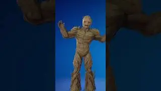 Potted Groot Dance Emote Showcase ft. Groot | Fortnite x Guardians Of The Galaxy