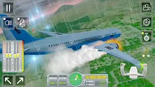 full landing video | flight sim 2018 | game play | Android iOS game | The Real Gamer