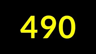 490 Seconds Countdown Timer With Sound Effect