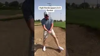 High handicappers in a bunker