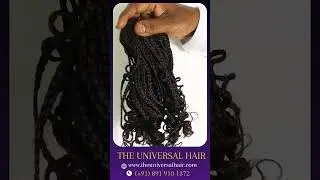 Afro braids - indian human hair extensions