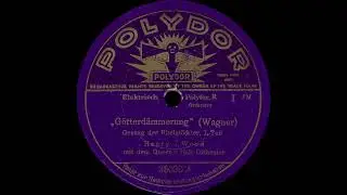 Wagner, Henry J. Wood mit dem Queen's Hall Orchester – Götterdämmerung