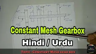 Constant mesh gearbox | automobile engineering | Information duniya