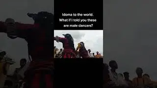Talented Idoma traditional dancers in a competition. Idoma Culture