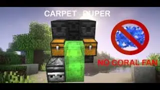 New Minecraft 1.17 | HOW TO MAKE EASY CARPET FARM | Without coral fan