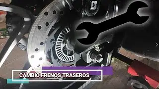 Cambio de balatas (pastas) frenos traseros Dominar 400 UG