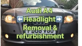 Audi A4 Headlight replacement