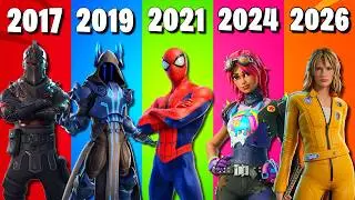 Fortnite ALL Battle Pass Skins! (2017-2026 All Seasons The Evolution of Battle Pass Chapter 1 - 7)