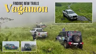 Finding New Offroad Trails In Vagamon | Part-1 | 4x4 Expedition With Jimny And Hilux #jimny #hilux