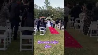 Outdoor Wedding Ceremony | Love in Nature 💍✨