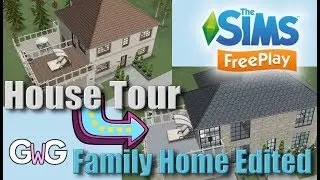 The Sims Freeplay- Edited Family Home Tour