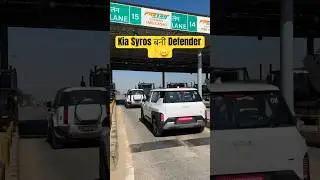 Kia Syros बनी Defender👌 #shorts #youtubeshorts #kiasyros #indianautozone