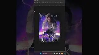 Making Dark Fantasy Book Cover in Photoshop Ep.4  #authortube #bookdesign #bookmarketing #ebookcover