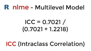 R / nlme: ICC in a Multilevel Model