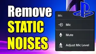 How to Remove Static or Background Noise on Microphone with PS5 Settings (Best Method)