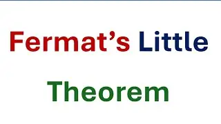 Proof of Fermat's little theorem