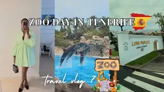 Tenerife Vlog Day 7 | Zoo Adventure, Animal Shows & Poolside Cocktails in Los Cristianos 🐬🍹