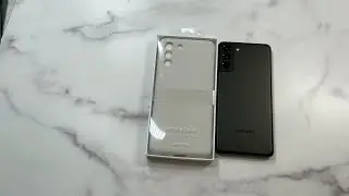 Официальный силиконовый чехол Samsung для Samsung S21+: распаковка и обзор
