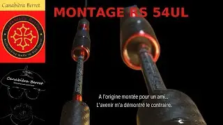 Montage du blank Rainshadow RS54UL - Rodbuilding