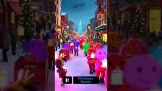 ChristmasParade - #HypeVibe, #AIshorts, #christmas , #trendingvideos, #funnyclips, #viralcontent,