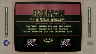 Retroarch Batman The Movie Commodore 64