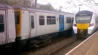 'From the Archives' 319010/ 438 departing Bedford 20/04/17