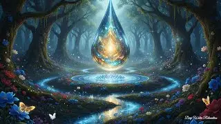 【741Hz＋963Hz】不要な思考を手放し意識を高める｜ソルフェジオ周波数&times;水音アンビエント