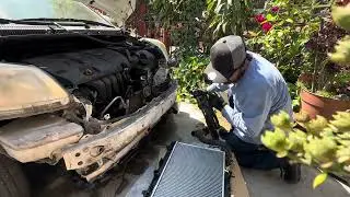 008 SCION  XD  RADIATOR AND  THERMOSTAT REPLAMENT