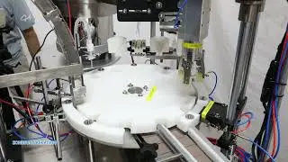 Tabletop Automatic Small Spray Bottle Filling Capping Labeling Line