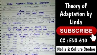 Theory of Adaptation by Linda  Hutcheon In Easy Wording| Bs English Literature Notes