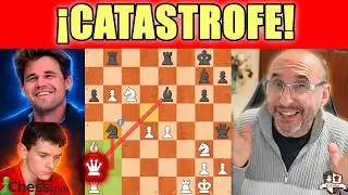 ¿POR QUE NO CAPTURA LA DAMA? Magnus Carlsen es DESTROZADO