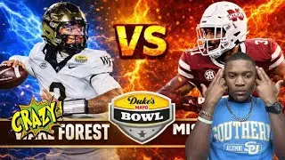 Duke's Mayo Bowl 🤯 Wake Forest vs Mississippi State 🔥 2026 College Football Highlights Reaction 🏈