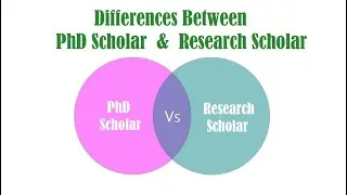 Differences Between PhD Scholar and Research Scholar
