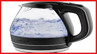 Ovente Electric Kettle Hot Water Boiler 1.5 Liter BPA Free Borosilicate Glass Fast Boiling