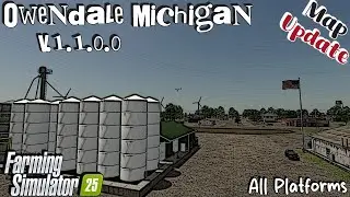 Обновление карты | Оуэндейл, Мичиган | Все платформы | V.1.1.0.0 | Farming Simulator 25